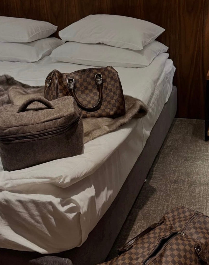 Braon pliš koferčić