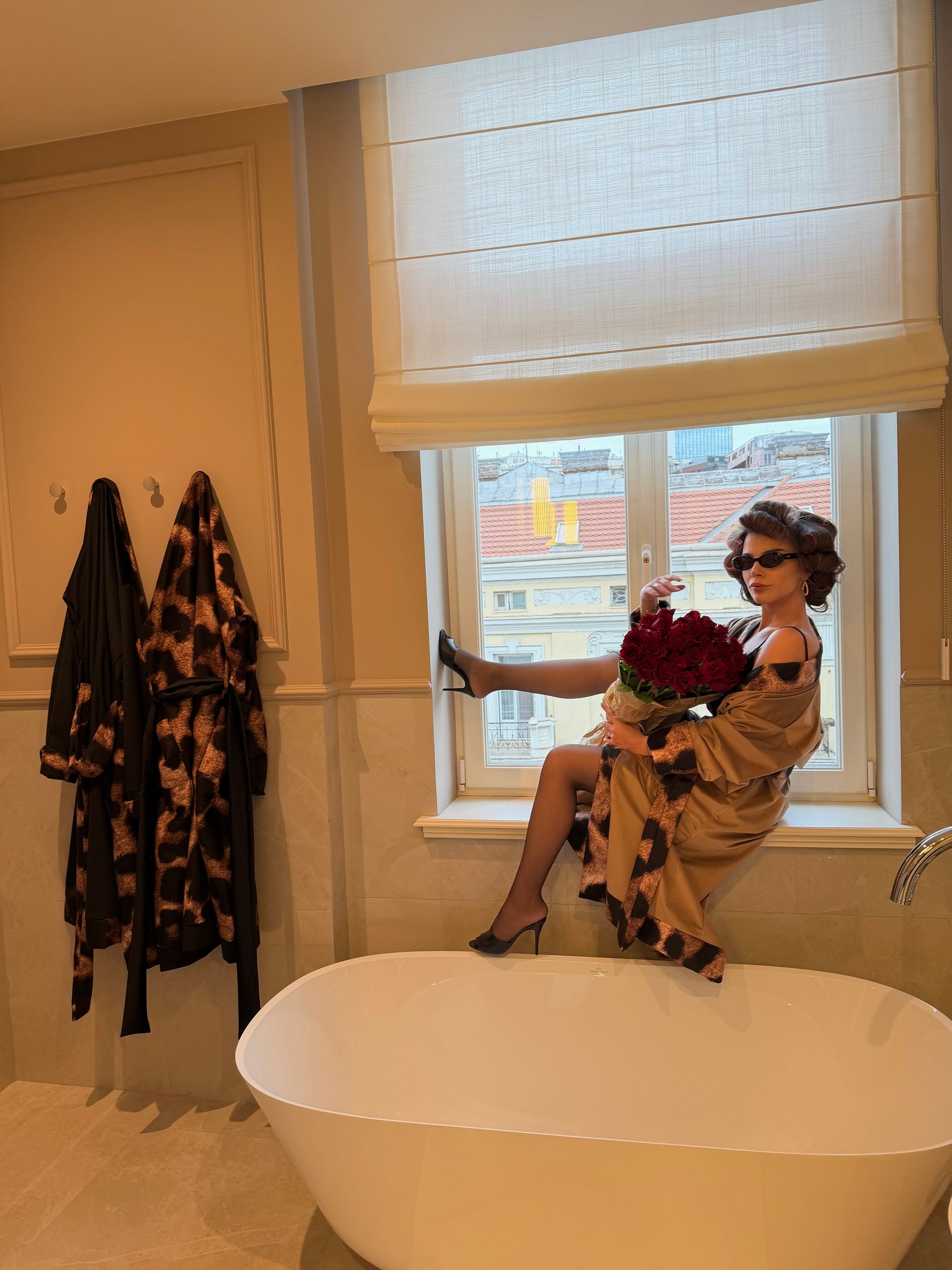 Zlatni plišani mantil