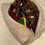 JUMBO bež tweed neseser