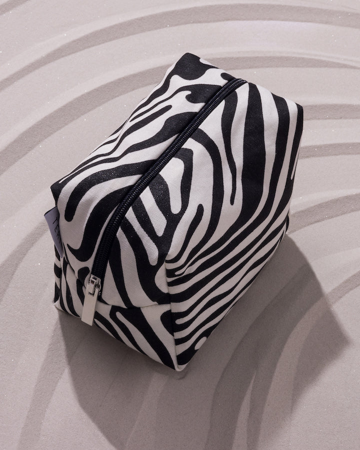 Zebra vanity bag