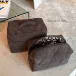 Braon plišani neseser