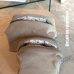 Svetlo bež pliš neseser