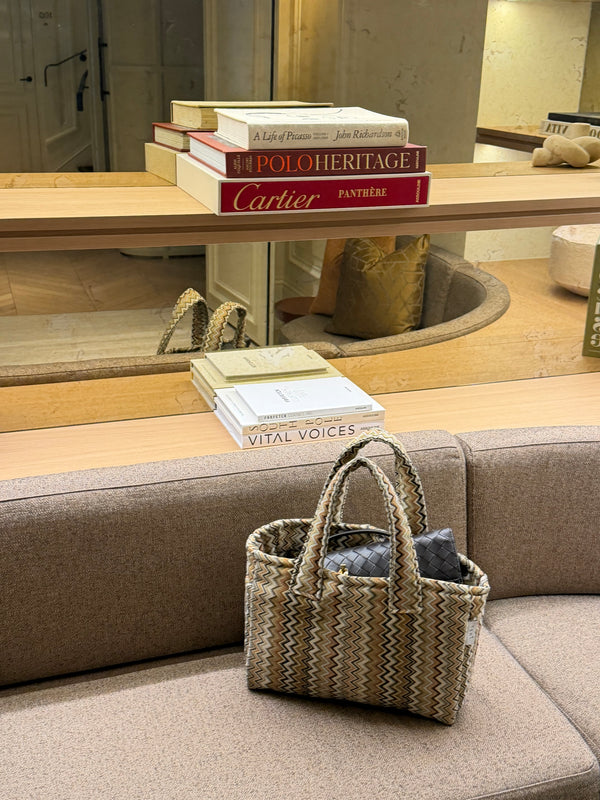 Brown taipei mini bag