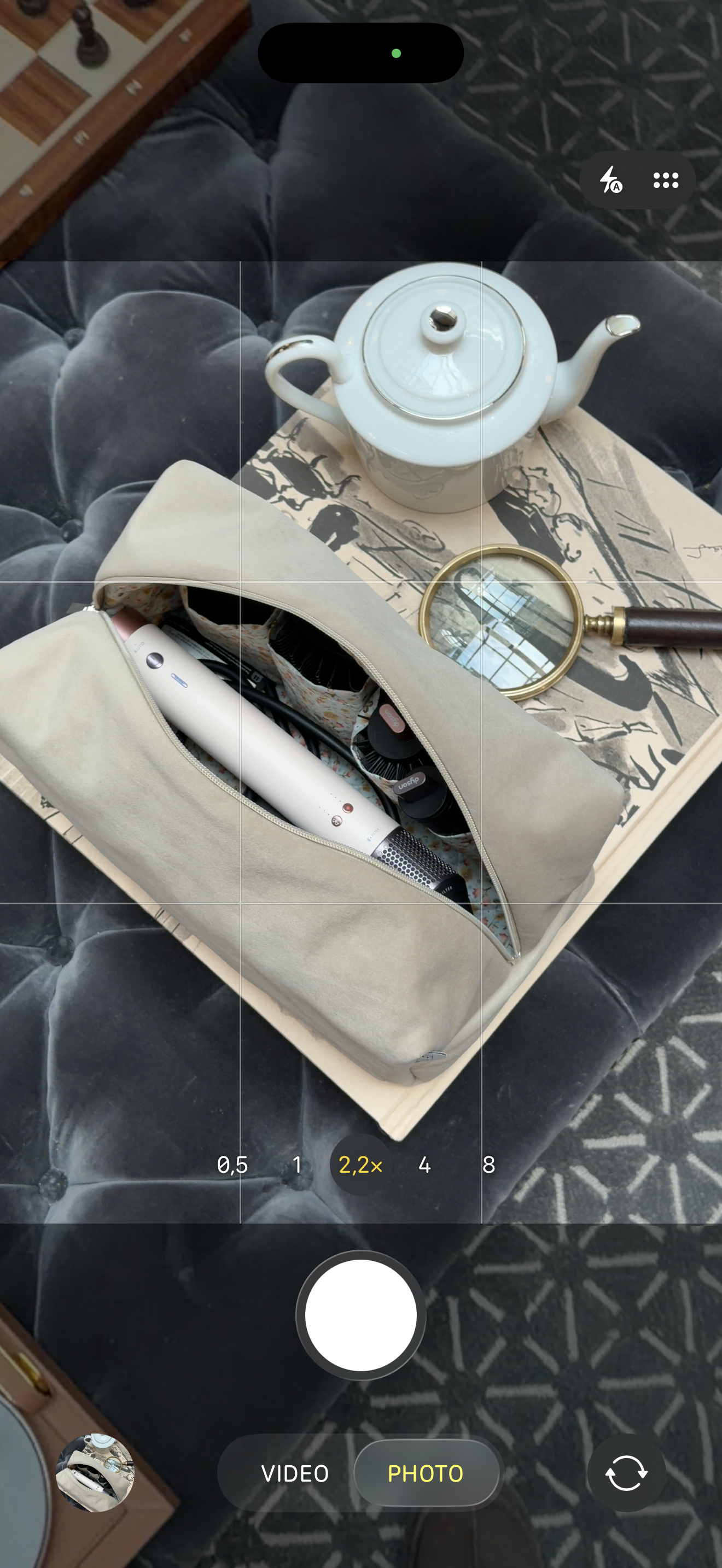 JUMBO svetlo bež plišani neseser