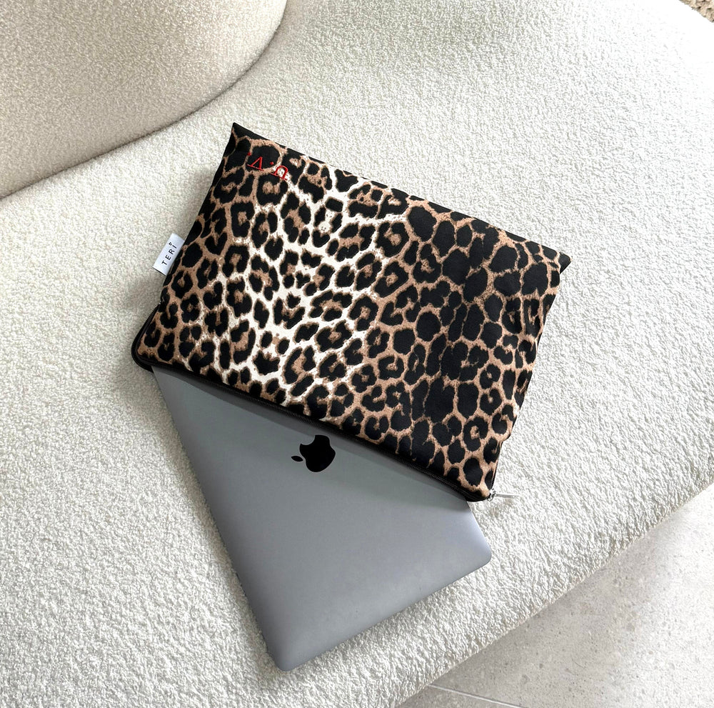 Leopard laptop sleeve 14”