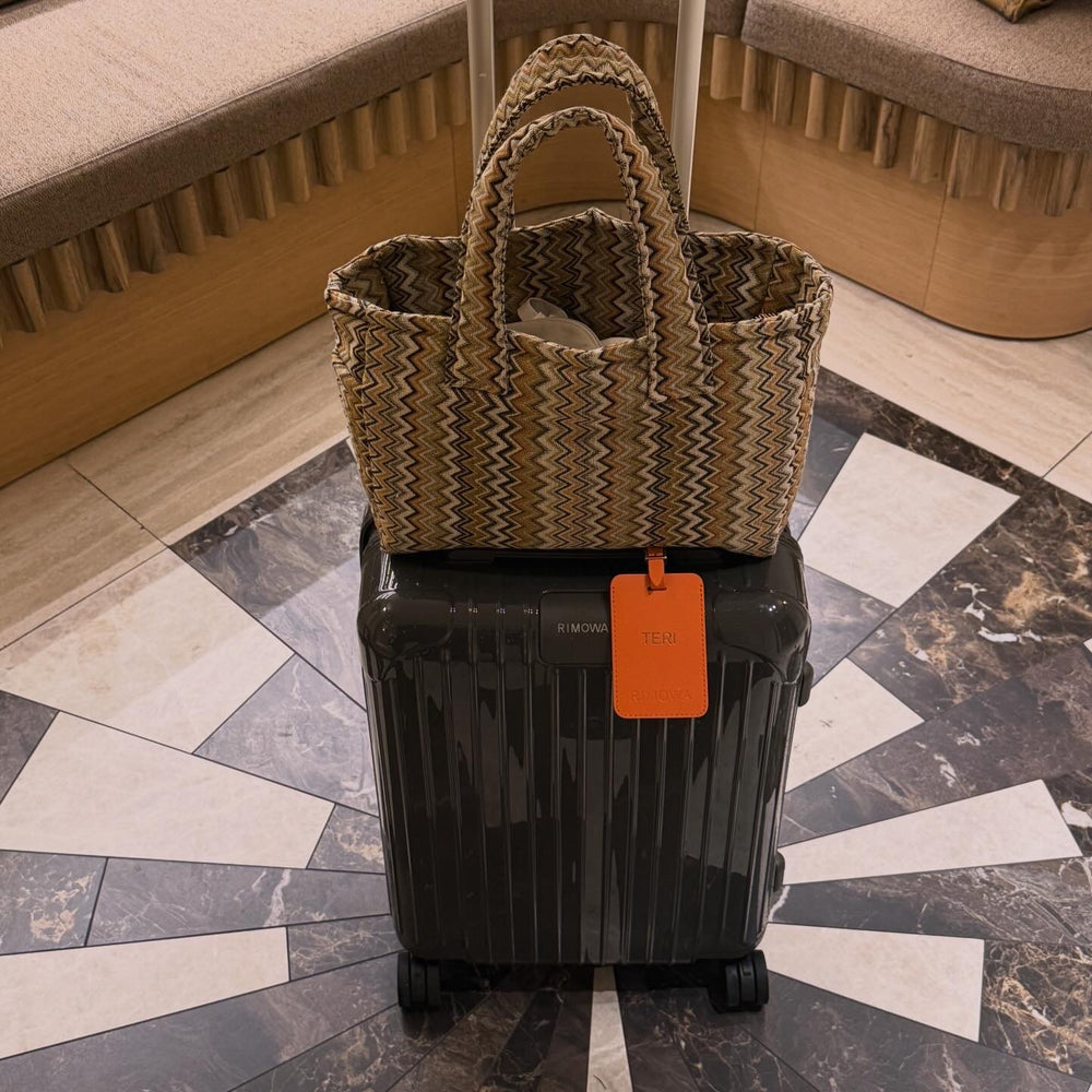 Brown taipei mini bag