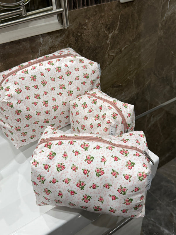 Floral vanity bag