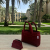 Bordo pliš MINI torba