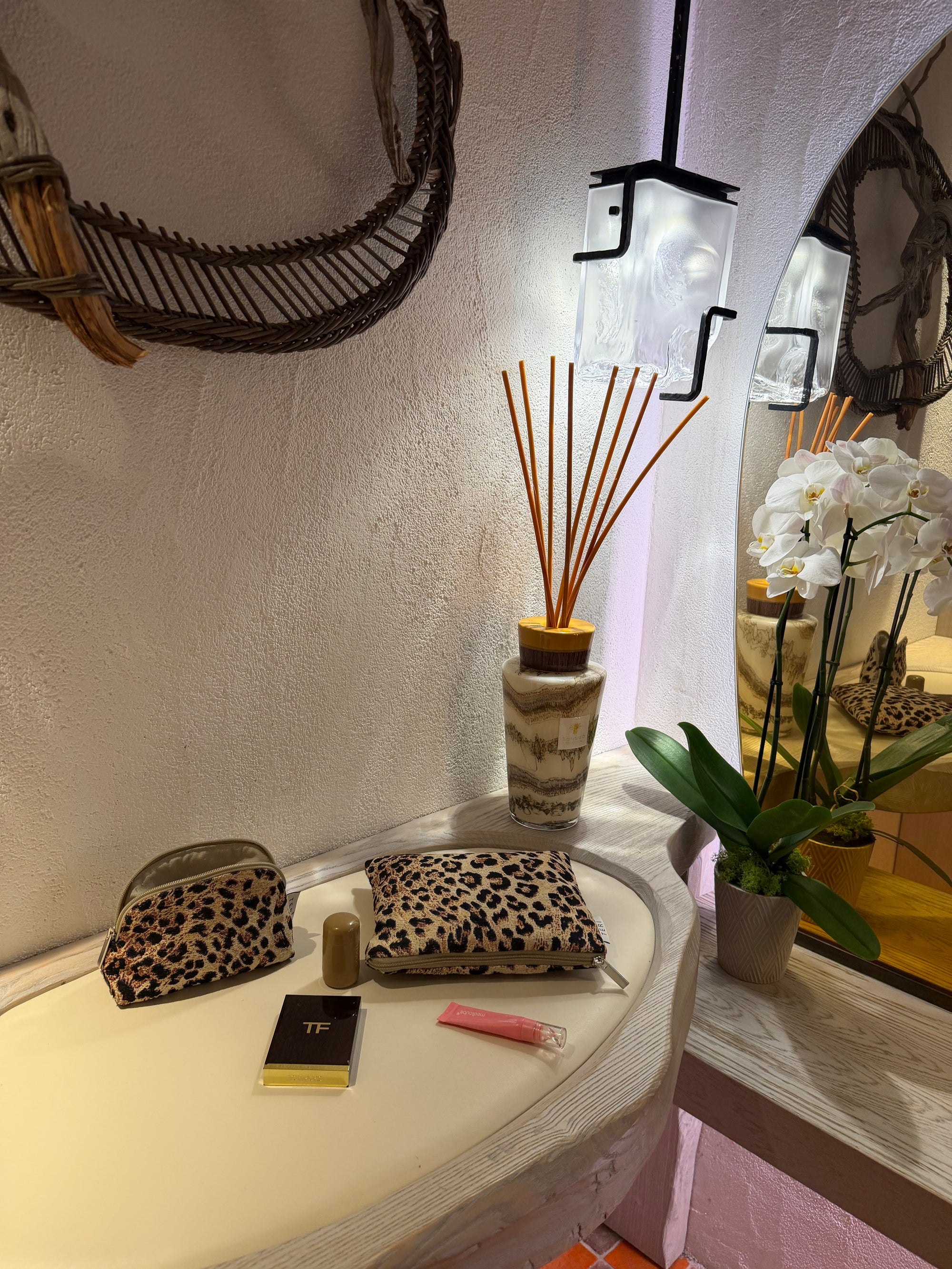CC leopard clutch