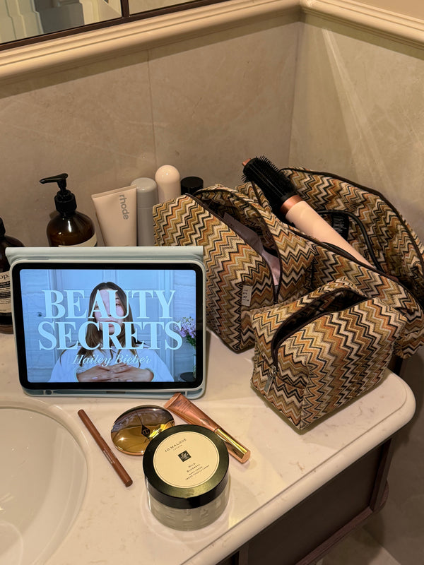 Brown taipei vanity bag