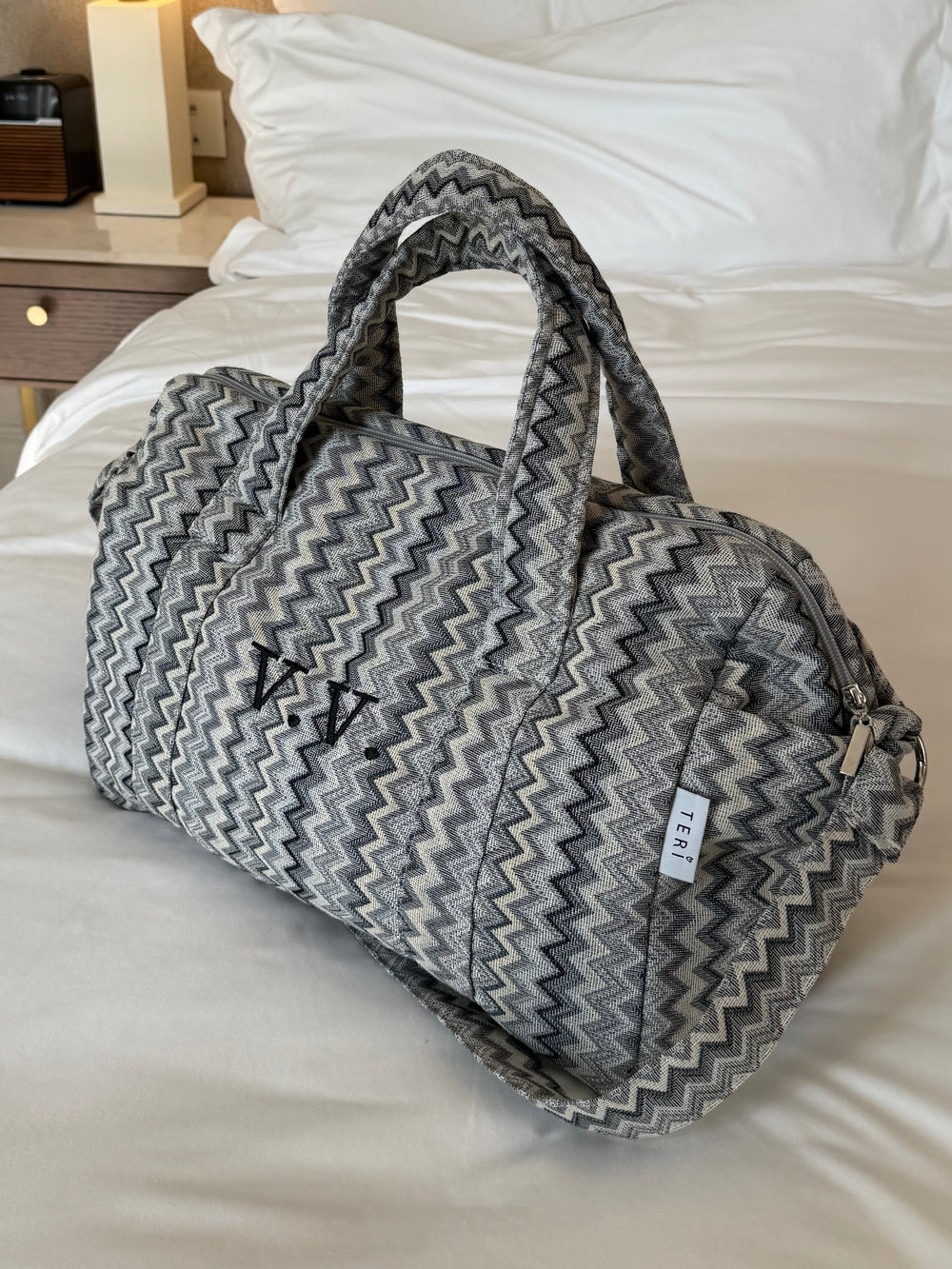 Gray taipei mom bag