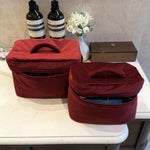 Mini bordo pliš koferčić