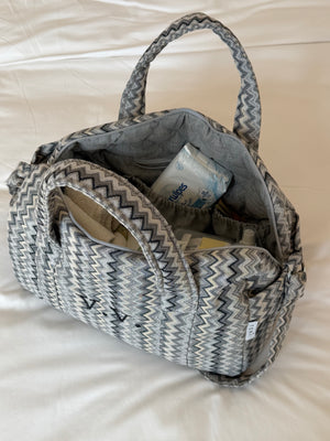 Gray taipei mom bag