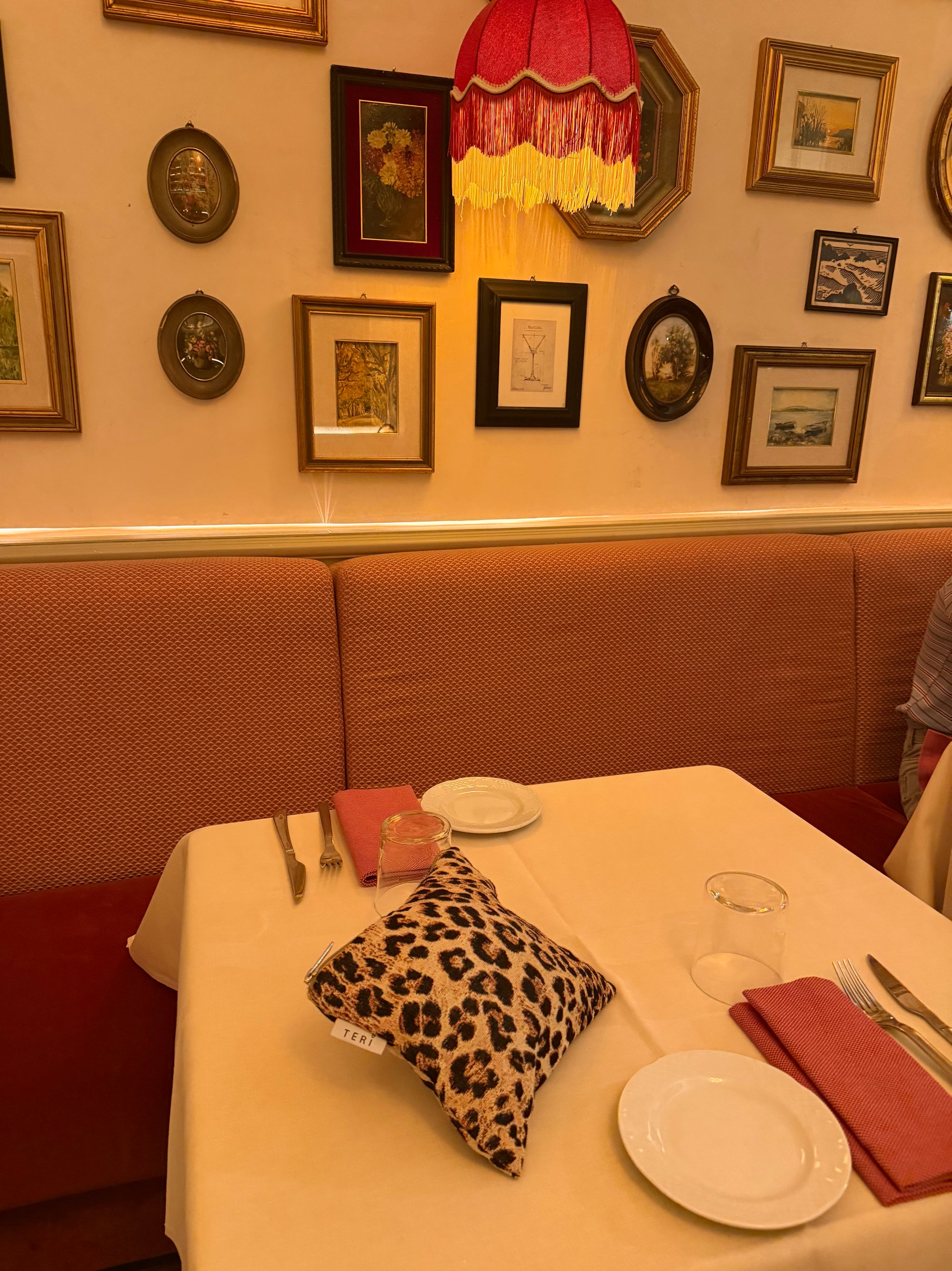 CC leopard clutch