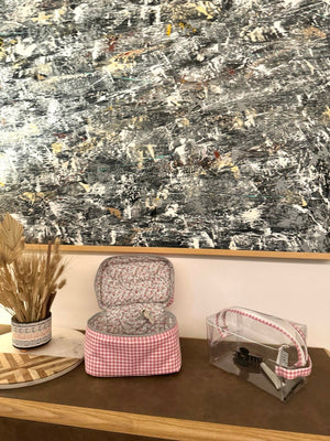 Rubber barbie vanity bag