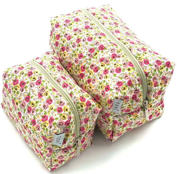 Vintage floral vanity bag