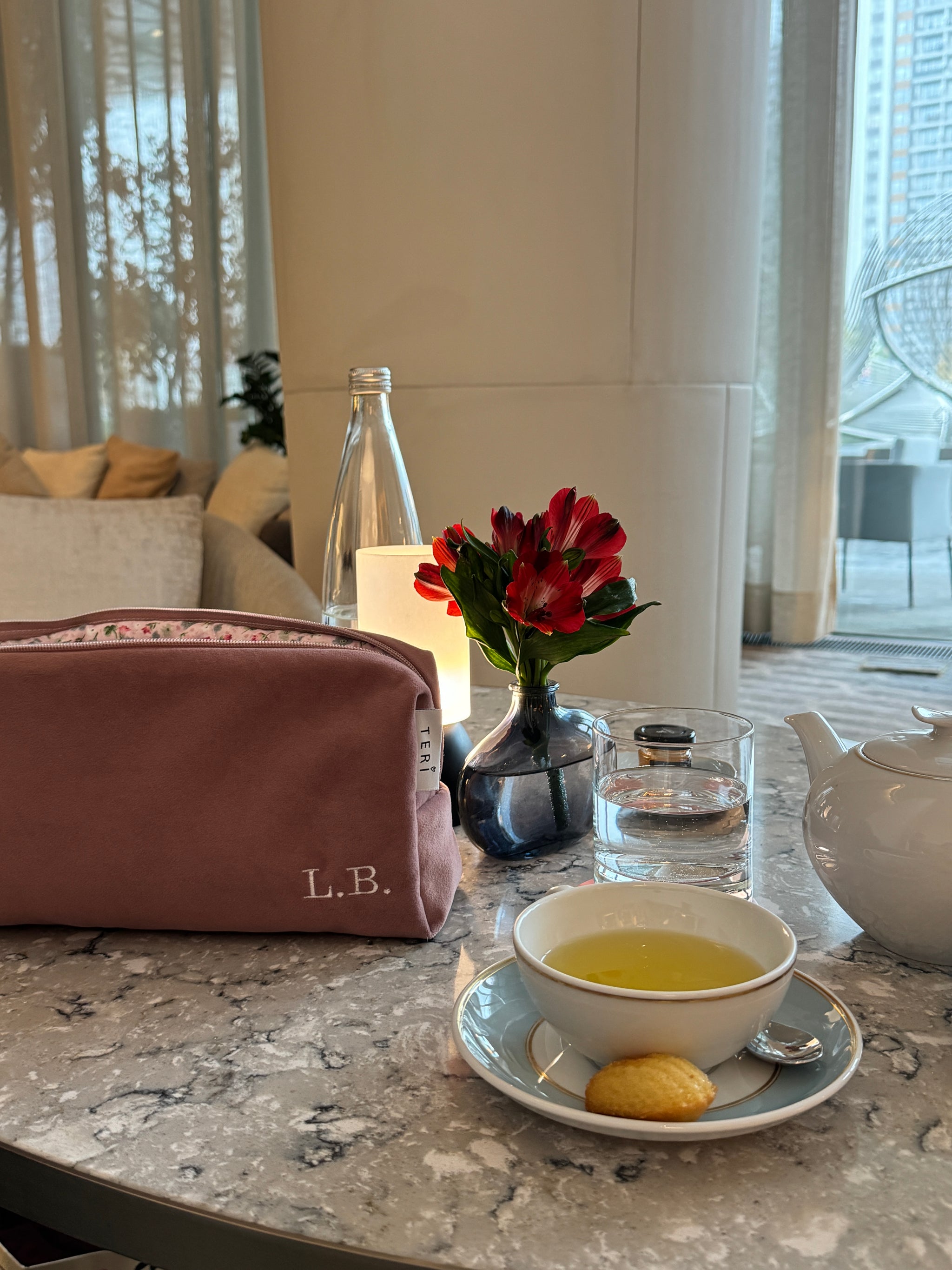 Roze pliš futrola Dyson Airstrait