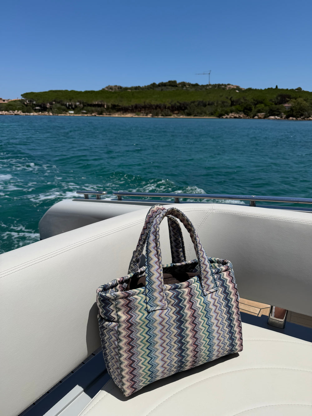 Blue taipei mini bag