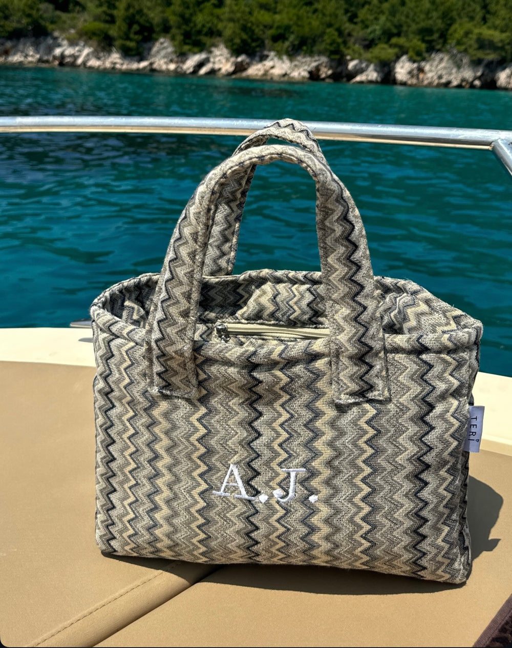 Gray taipei mini bag