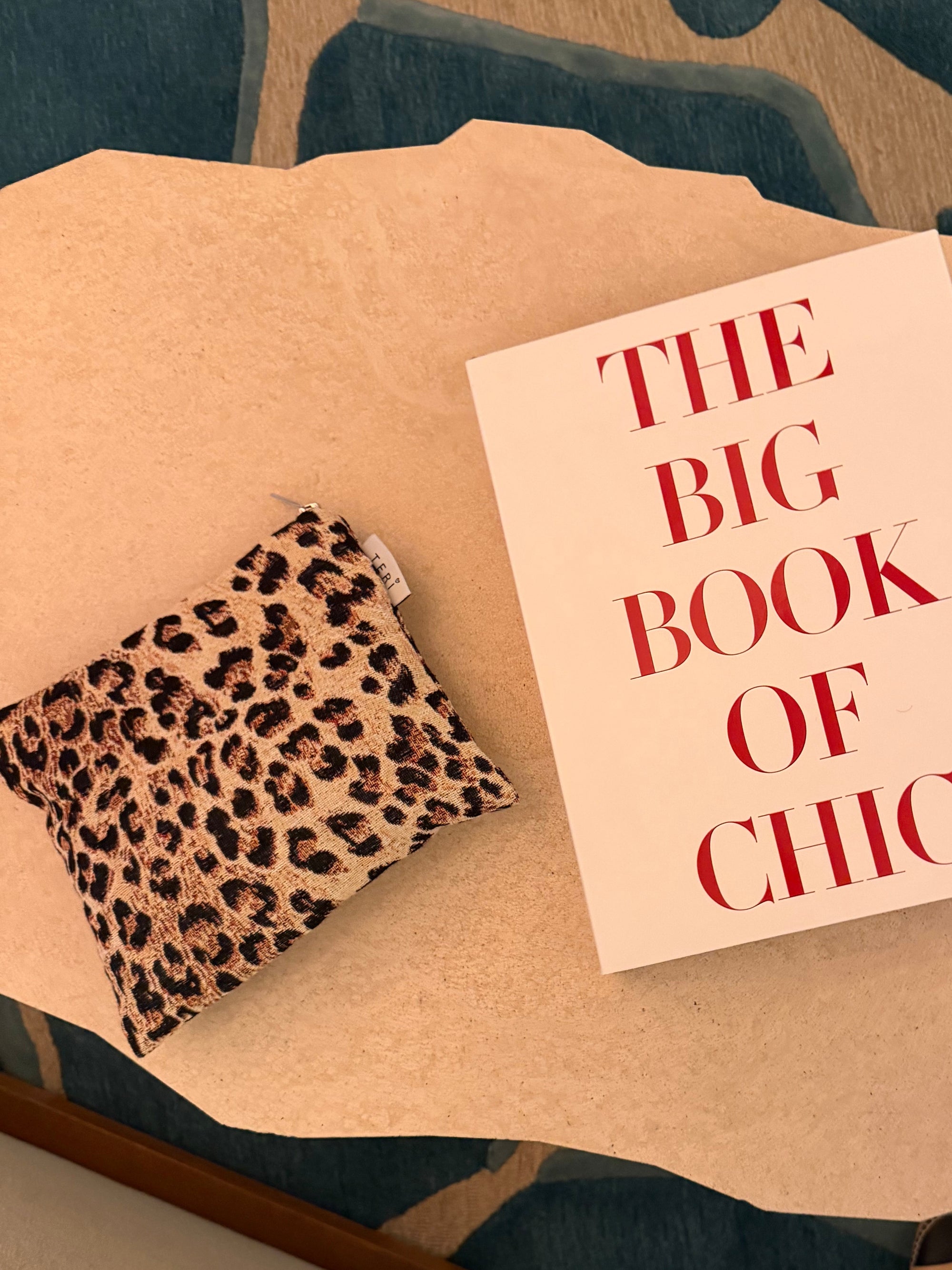CC leopard clutch