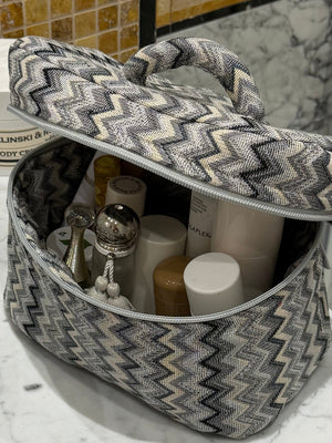Big gray taipie beauty case