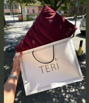 Burgundy velvet laptop sleeve 14”