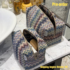 Blue taipei vanity bag