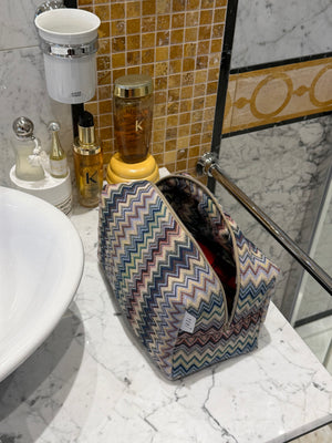 Blue taipei vanity bag