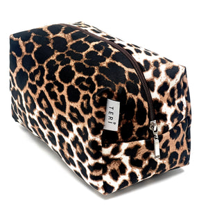 Leopard vanity bag