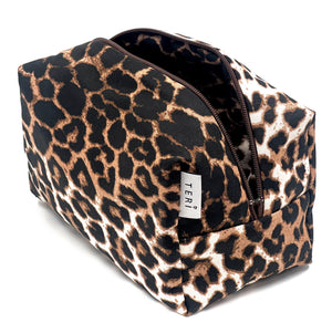 Leopard vanity bag