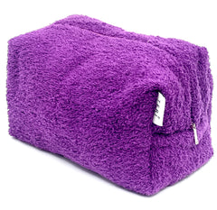 Purple terry vanity bag