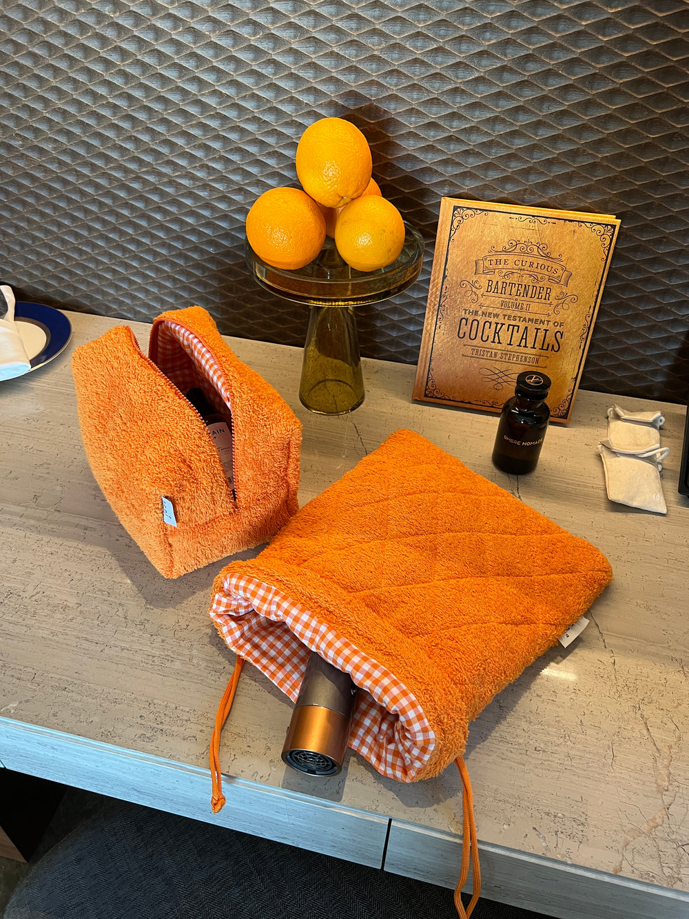 Terry orange bag for Dyson