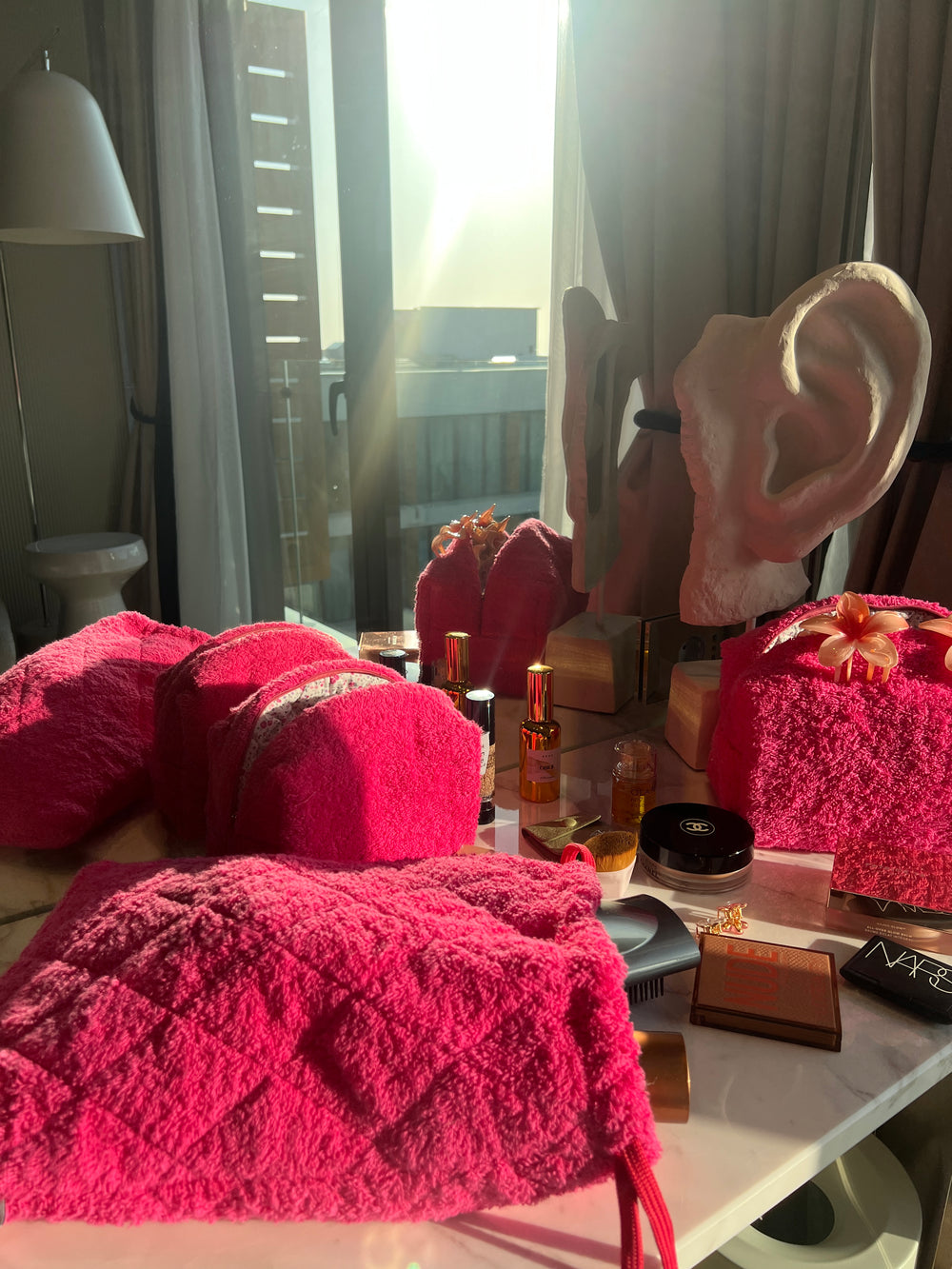 Terry hot pink bag for Dyson