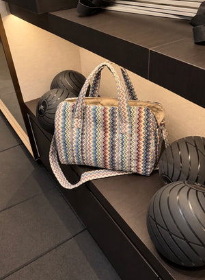Blue taipei mom bag