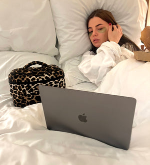 Big leopard beauty case
