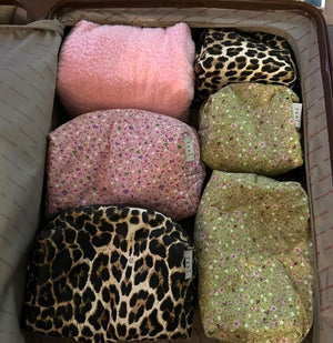 Leopard vanity bag