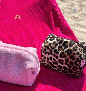 Leopard vanity bag