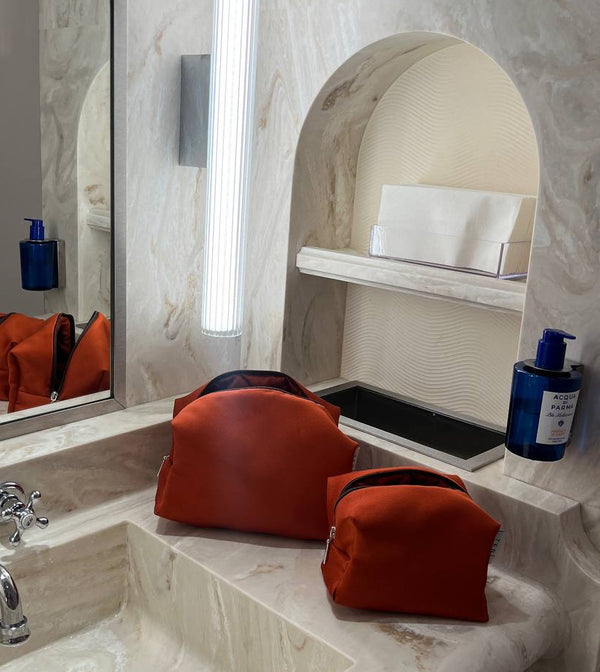 Premium silk vanity bag