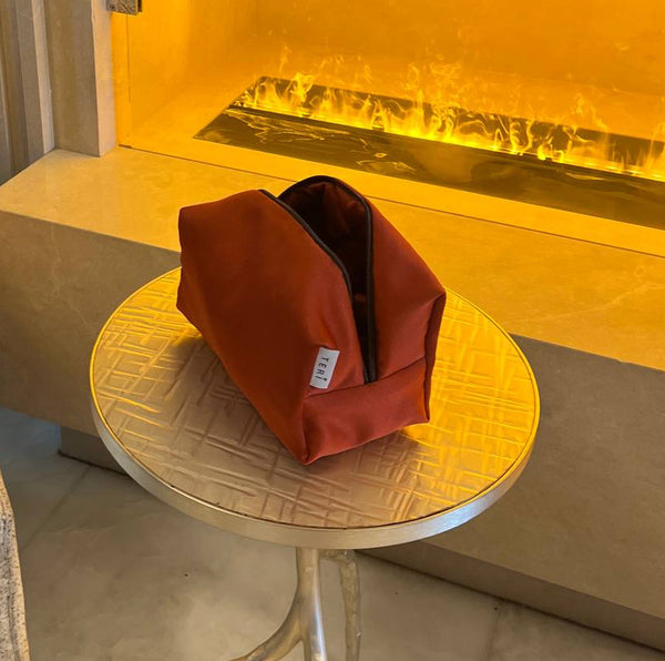 Premium silk vanity bag
