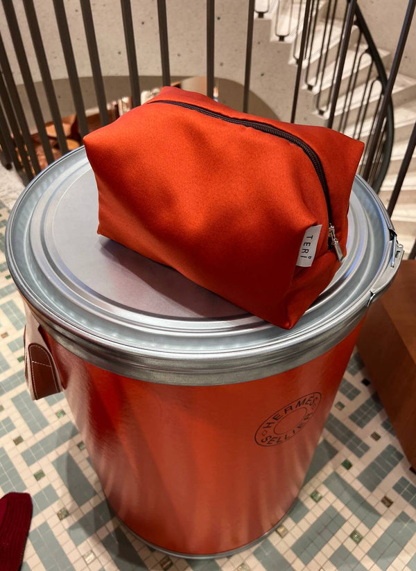Premium silk vanity bag
